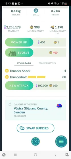 Pokemon Go Shiny Meltan - Image 2