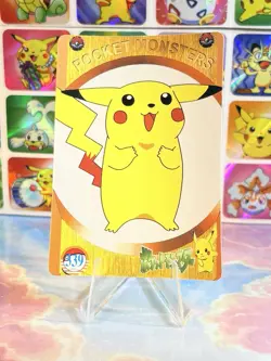 Pokemon Charizard Vintage Pocket Monsters Vending HOLO Prism Sticker 99 Nintendo - Image 4