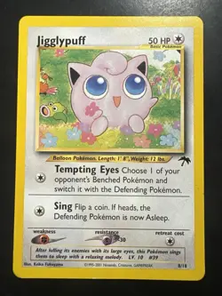 Pokemon Vintage Southern Islands Jigglypuff 8/18 Rare Wotc Promo - Image 2