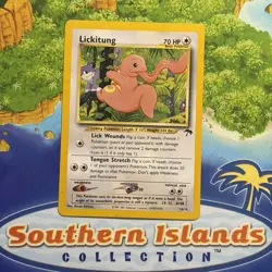 Pokemon Vintage Southern Islands Lickitung 16/18 Rare WotC Promo - Image 1
