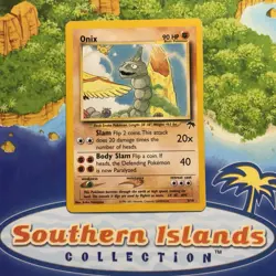 Pokemon Vintage Southern Islands Onix 3/18 Rare WotC Promo English - Image 1