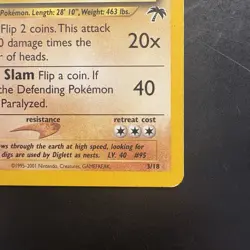 Pokemon Vintage Southern Islands Onix 3/18 Rare WotC Promo English - Image 5