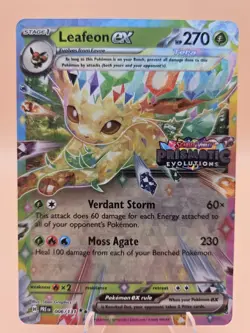 Leafeon ex - (Prismatic Evolutions Stamp) 006/131 Pokemon Tcg Nm - Image 1