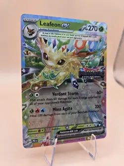 Leafeon ex - (Prismatic Evolutions Stamp) 006/131 Pokemon Tcg Nm - Image 2