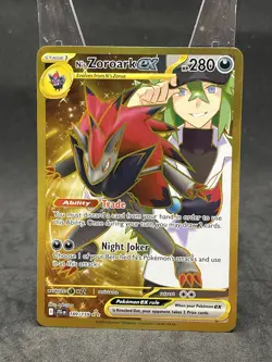 Pokemon TCG - N's Zoroark EX 189/159 - Journey Together - Hyper Rare - Image 1