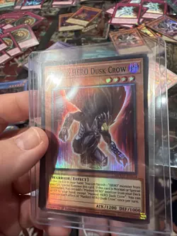 3x Masked HERO Dusk Crow 1st Edition Super Rare MZMU-EN014 Yu-Gi-Oh! - Image 2