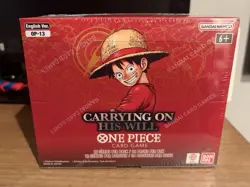 One Piece Carrying On His Will OP-13 English Booster Box Factory Sealed - Bandai - Image 1