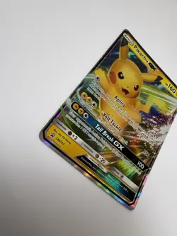 Pokemon Pikachu GX SM232 Promo Holo Basic Electric Card 160 HP English - Image 2