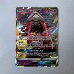 Pokemon Tapu Lele GX 60/145 SM-Guardians Rising Ultra Rare Holo Card English - Image 1