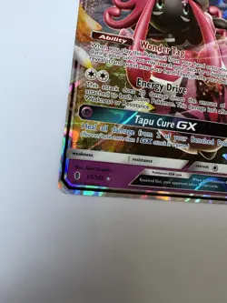 Pokemon Tapu Lele GX 60/145 SM-Guardians Rising Ultra Rare Holo Card English - Image 2