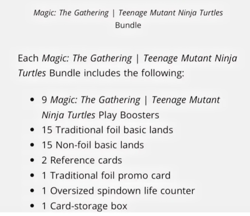 Magic The Gathering Teenage Mutant Ninja Turtles Bundle MTG Cards PRE-SALE - Image 2