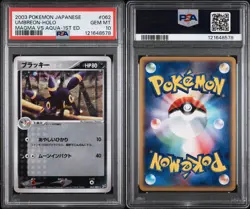 Pokemon TCG Umbreon 062/080 PSA 10 Holo Magma VS Aqua 1st Edition Japanese 2003 - Image 3