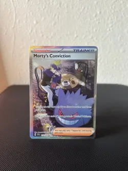 Pokemon TCG Trainer Morty's Conviction SIR 211/162 Temporal Forces Near Mint - Image 2