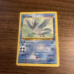 Pokemon TCG Articuno Fossil Card 17/62 Regular 1999-2000 - Image 1