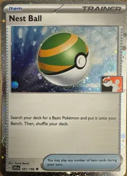 Nest Ball Cosmos Holo Prize Pack Series 3 - Pokemon S&V Base Set 181/198 (LP) - Image 1