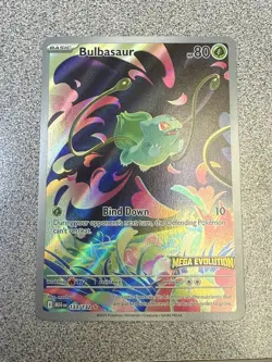 Pokemon TCG Mega Evolution Bulbasaur Card 133/132 English - Image 1