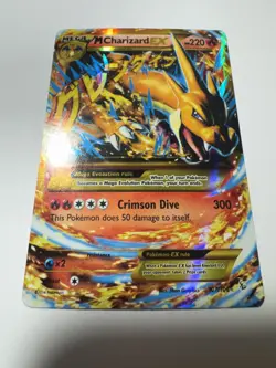 2014 Pokemon TCG XY Flashfire M Charizard EX #107 Ultra Rare - Image 2