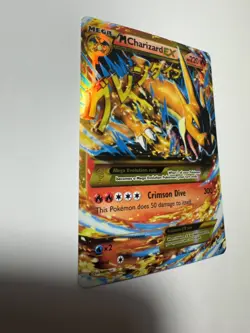 2014 Pokemon TCG XY Flashfire M Charizard EX #107 Ultra Rare - Image 4