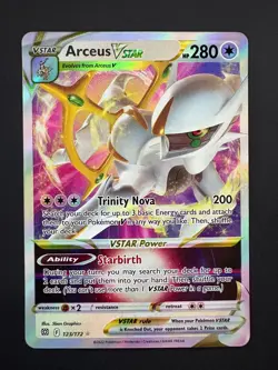 Arceus VSTAR 123/172 Pokemon Brilliant Stars Holo Ultra Rare Near Mint (NM) 2022 - Image 1