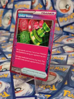 Unfair Stamp 165/167 - Ace Spec Rare Twilight Masquerade Pokemon TCG NM - Image 2