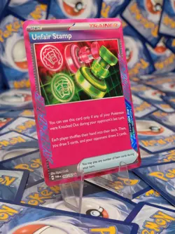 Unfair Stamp 165/167 - Ace Spec Rare Twilight Masquerade Pokemon TCG NM - Image 3