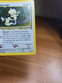 Smeargle - 11/75 Neo Discovery Holo Rare - MP - POKEMON TCG - FREE SHIPPING - Image 4