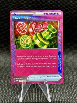 Unfair Stamp 165/167 SV06 Twilight Masquerade ACE SPEC Rare Holo Pokemon TCG - Image 1