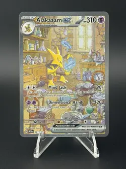 Pokemon Alakazam EX TCG Card 201/165 SV Scarlet & Violet 151 NM Condition - Image 1