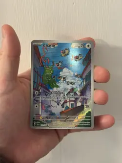 Pokemon TCG Full Art Chatot 181/162SV05: Temporal Forces Holo Secret Rare Card - Image 1