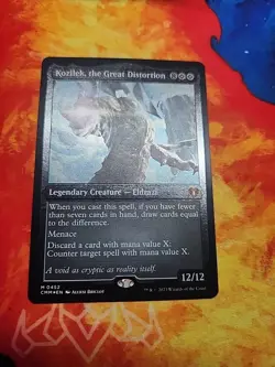 Kozilek, the Great Distortion (Foil Etched) - Commander Masters - NM - Image 1