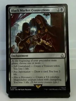 Magic The Gathering Black Market Connections Rare Enchantment Assassin's Creed … - Image 1