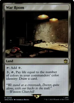 MTG War Room Foil NM Doctor Who Magic 330 - Image 1