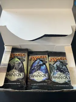 Magic the Gathering MTG Ravnica City of Guilds Booster Box HALF FULL 18 sealedpk - Image 2