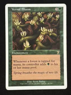 1x MTG Vernal Bloom - 7th Edition (7ED) #281 - Magic the Gathering - Image 1