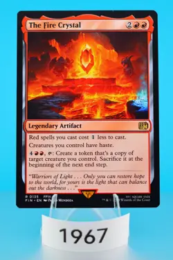MTG The Fire Crystal Final Fantasy Regular #135 - Image 1