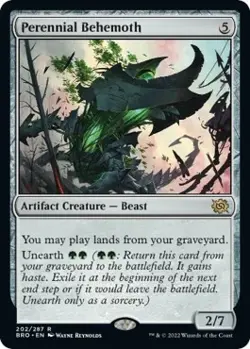 MTG Perennial Behemoth - 202 / English / Near Mint - Image 1