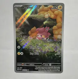Pokemon Pawmi Illustration Rare 226/091 2024 Paldean Fates NM - Image 1