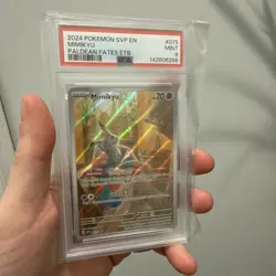 Pokemon Mimikyu 075 SV: Scarlet & Violet Promo Holo PSA 9 English 2024 - Image 3