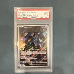 Pokemon 2023 SVP Black Star Promo #052 Mewtwo 151 Ultra-Premium Coll PSA 9 - Image 1