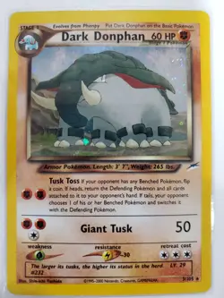 Dark Donphan 3/105 Neo Destiny Holo LP Pokemon TCG - Image 1