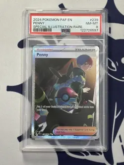 Penny Paldean Fates Special Illustration Rare Card 239/91 PSA 8 - Image 1