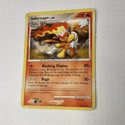 Pokemon Infernape Platinum Rare 31/127 Stage 2 110 HP Regular English Card - Image 1