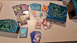 Pokemon Trading Card Game Trainer Box Crimson Purple Twilight Masquerader * OPEN - Image 1