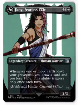 Fang, Fearless l'Cie (Borderless) 381 FINAL FANTASY Normal NM - Image 1