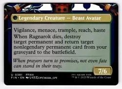 Fang, Fearless l'Cie (Borderless) 381 FINAL FANTASY Normal NM - Image 2