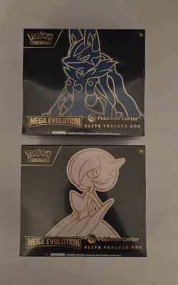 Mega Evolution ME01: Pokemon Center ETB Set Lucario & Gardevoir Factory Sealed - Image 1