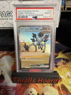 Pokemon TCG Sandy Shocks EX Paradox Rift 250/182 Psa 10 - Image 1