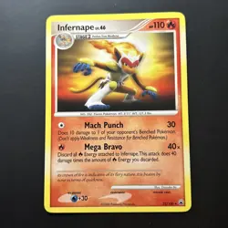 Infernape 22/100 Non Holo Rare | Majestic Dawn 2008 | Pokemon TCG | LP - Image 1
