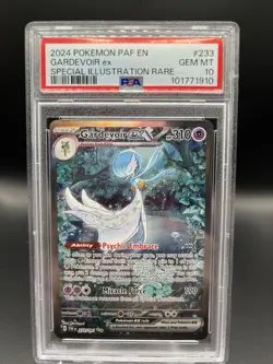 Pokemon 2024 Gardevoir ex 233/091 Full Art SIR Paldean Fates GEM MINT PSA 10 - Image 1