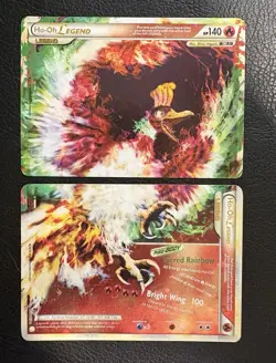ULTRA RARE Ho-Oh Legend Set 111 112/123 Pokemon Heart Gold Soul Silver Holo - Image 1